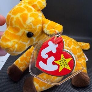Ty Beanie Baby Twigs Giraffe 1995 Vintage Plush w/ Tag